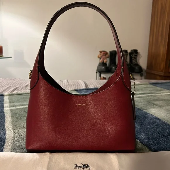 Coach dark ruby Brooklyn 23 - Picture 1 of 6